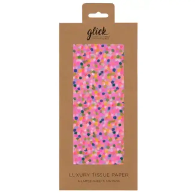 Tissue - Spotty Pink