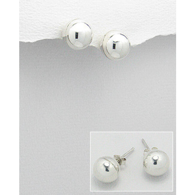 Sterling Studs - Silver Balls XL