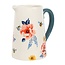 Bee-utiful Floral Ceramic Flower Jug