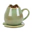 Quanta Distribution Inc Frog Shaped Mug and Lily Pad Saucer