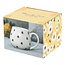 Bee Print Rounded Mug