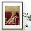 Wolf Shop Art Print - Couch Kitty Renaissance Fancy Cat