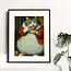 Wolf Shop Art Print - Fancy Donut Cat Renaissance Fancy Cat