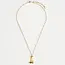 Fable England Enamel Fox Short Necklace
