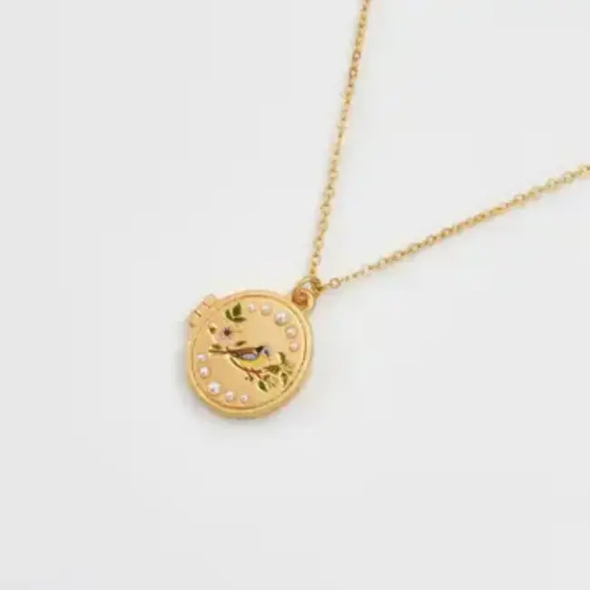 Fable England Blue Tit Locket