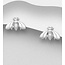 Sterling Studs - Sterling Silver Bee Earrings
