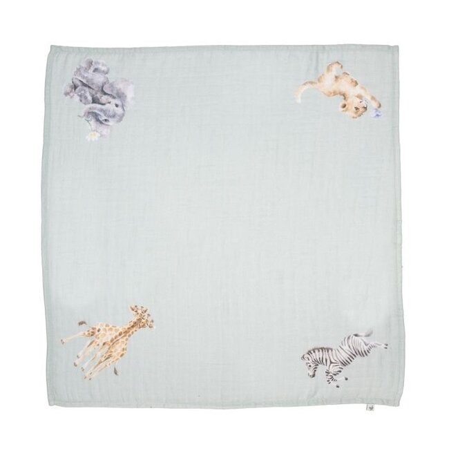 Wrendale Muslin Blanket Gift Set - Little Savannah