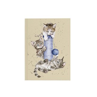 WRENDALE A6 Cat Notebook - Three's a Crowd