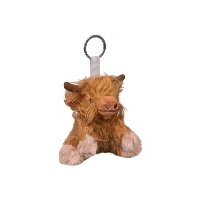 WRENDALE Highland Cow Plush Keyring