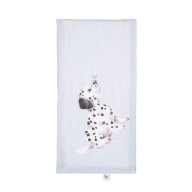 Wrendale Dog Muslin Blanket Gift Set - Little Paws
