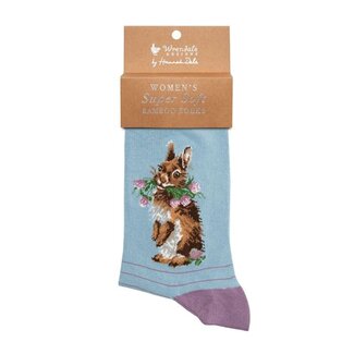 WRENDALE Women's Socks - Rabbit - Head Clover Heels