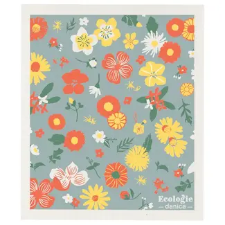 Danica Imports Flowers Of The Month Swedish Sponge Cloth