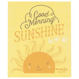 Good Morning Sun Swedish Sponge Cloth