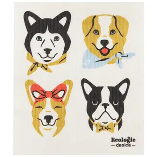 Danica Imports Uptown Dogs Swedish Dishcloth
