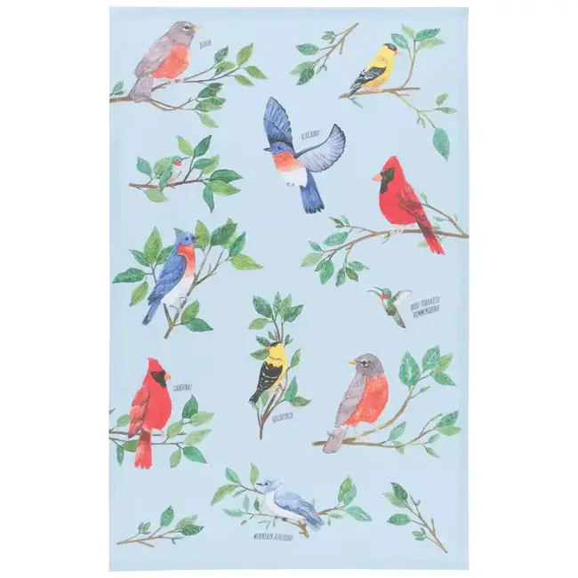 Birdsong Cotton Dishtowel