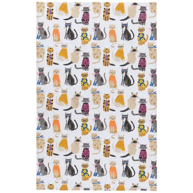 Tea Towel-Feline Fine