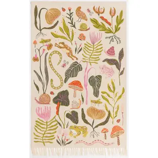 Gardenland Embroidered Dishtowel