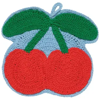 Danica Imports Very Cherry Crochet Trivet