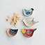 Hand Painted Stoneware Bird Shaped Dish