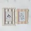 Resin Striped Photo Frame - 4" x 6" Photo