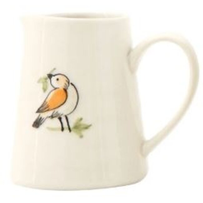 Hand Painted Creamer with Nature
