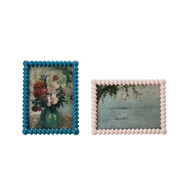 Picture Frame With Vintage Reproduction Image - 5x7