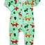 Foxes, Green Baby Pajamas