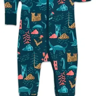Sea Creature, Blue Baby Pajamas