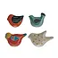Hand Painted Stoneware Bird Shaped Dish