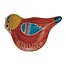 Hand Painted Stoneware Bird Shaped Dish