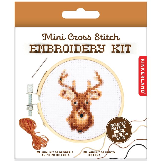 Mini Cross Stitch Kit Deer