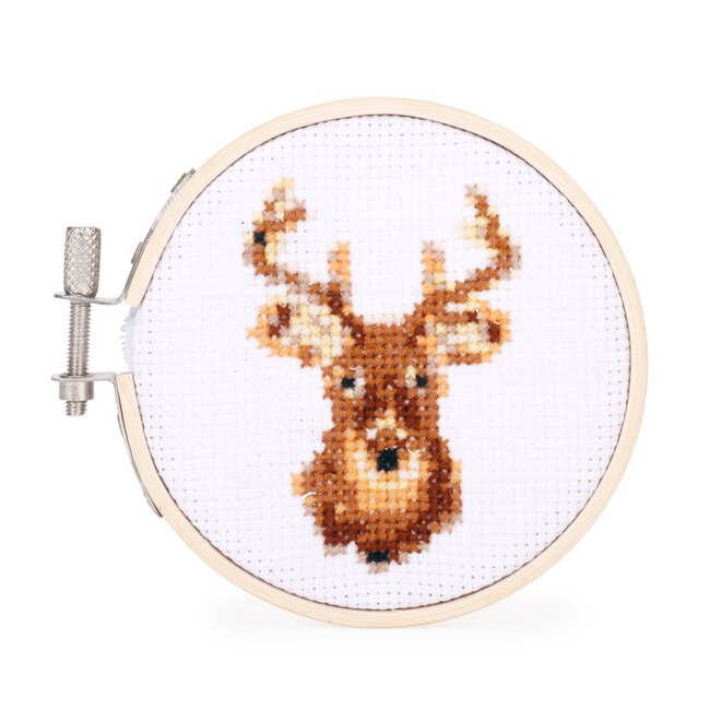 Mini Cross Stitch Kit Deer