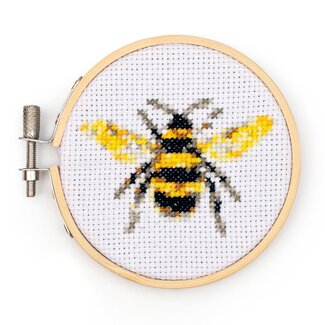 Mini Cross Stitch Kit Bee