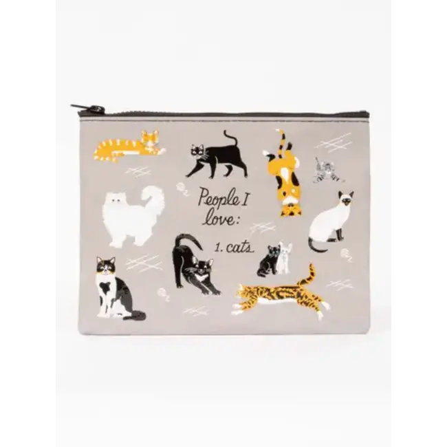 Blue Q Zipper Pouch - People I Love