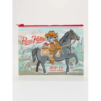 Blue Q Boss Kitty Zipper Pouch