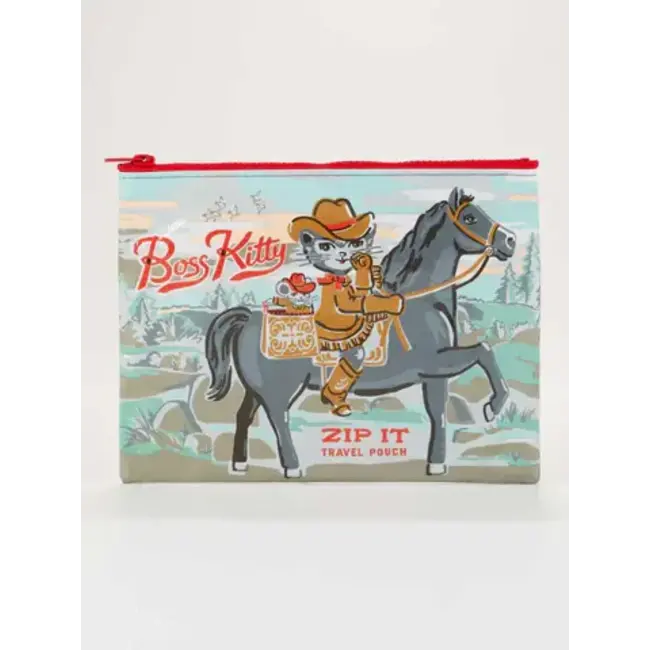 Blue Q Boss Kitty Zipper Pouch