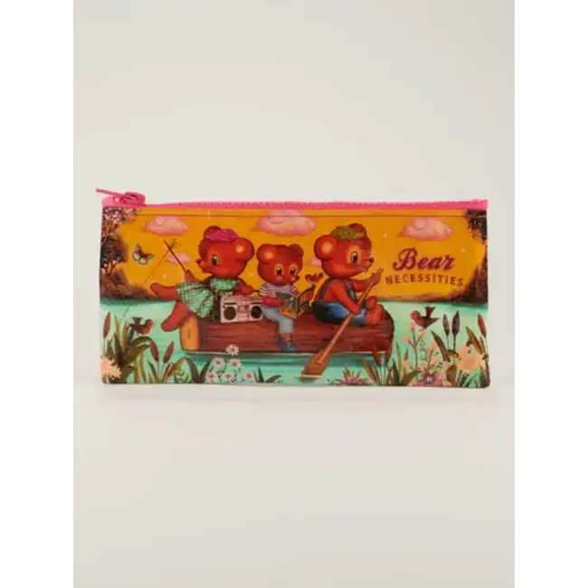 Blue Q Pencil Case- Bear Neccesities