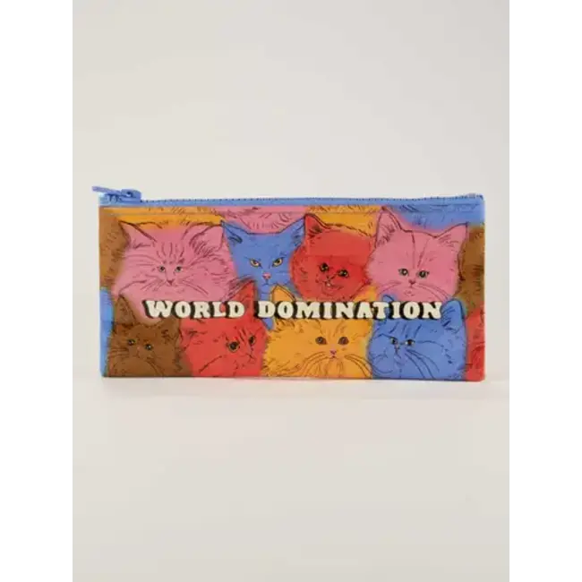 Blue Q Pencil Case - World Domination