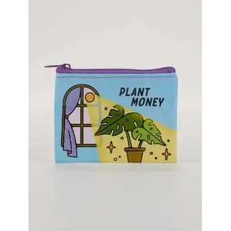 Blue Q Plant Money Coin Purse