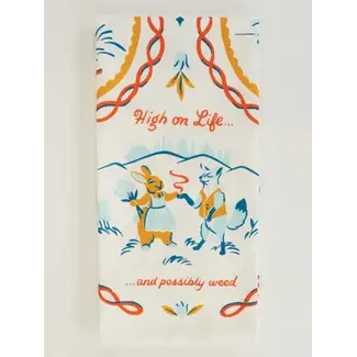 Blue Q High On Life Dish Towel