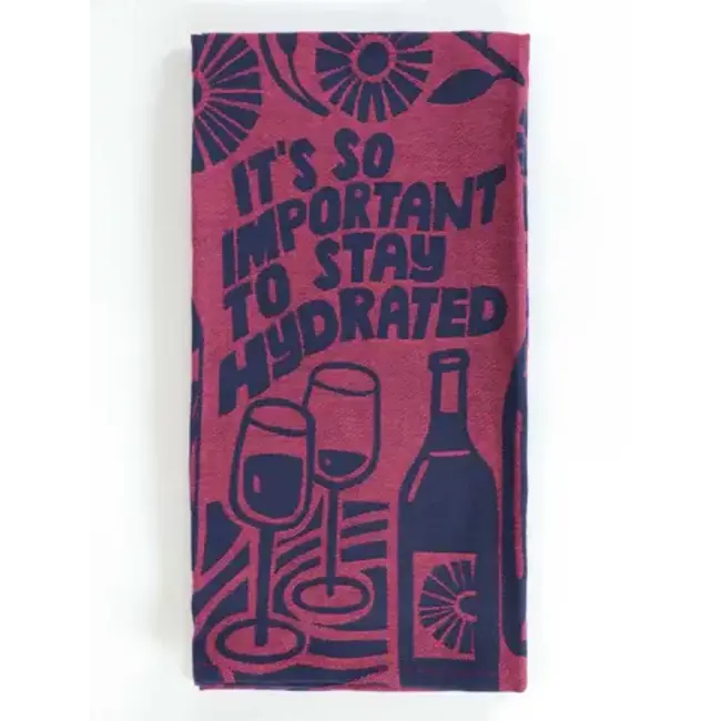 Blue Q Stay Hydrated Dish Towel