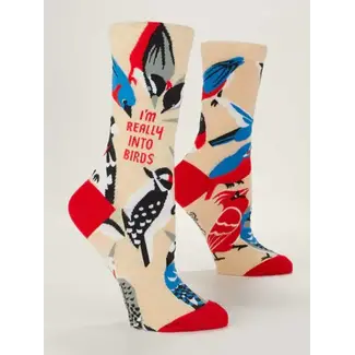 Blue Q Really Into Birds Women's Crew Socks