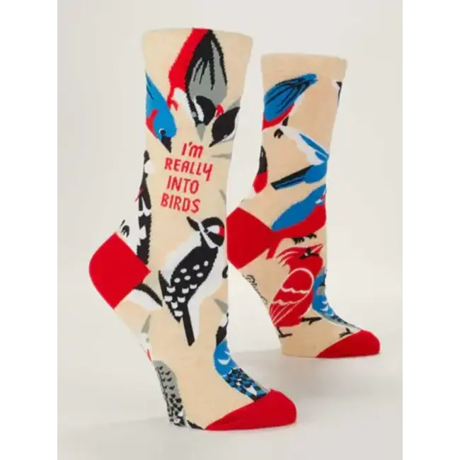 Blue Q Really Into Birds Women's Crew Socks