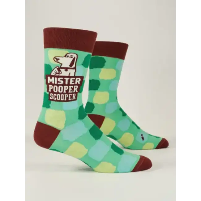 Blue Q Mr. Pooper Scooper Men's Socks