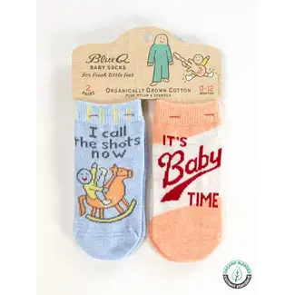 Blue Q Call Shots/Baby Time Baby Socks