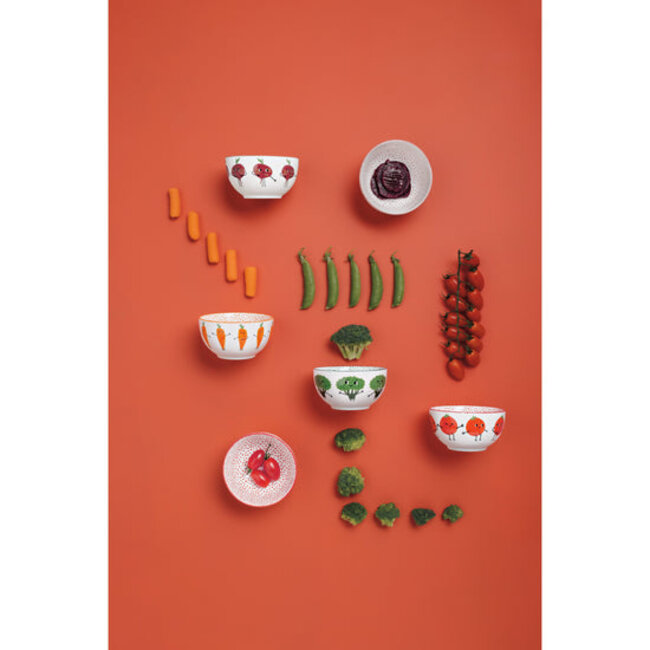 Danica Imports Funny Food Bowls Set of 4 Assorted
