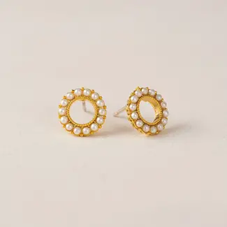 Lover’s Tempo Kismet Stud Earrings - Pearl