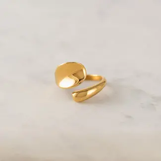 Lover’s Tempo Lila Adjustable Ring - Gold - Waterproof
