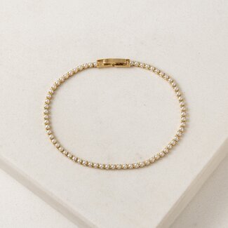 Lover’s Tempo Tennis Bracelet - 7.5" - Pearl