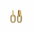 Lover’s Tempo Solana Paperclip Drop Hoop Earrings - Gold